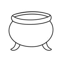 ketel icoon. boiler illustratie teken. pot symbool. ketel logo. vector