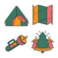 camping element illustratie vector