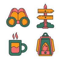 camping element illustratie vector