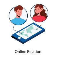 modieus online relatie vector
