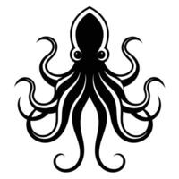 Octopus tatoeëren het dossier illustratie vector