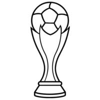 trofee prijs voetbal illustratie vector