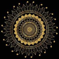 luxe mandala achtergrondontwerp vector