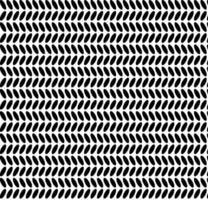 meetkundig naadloos structuur in de het formulier van een patroon van zwart ovalen Aan een wit achtergrond vector