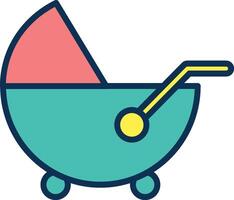 baby vervoer icoon illustratie vector