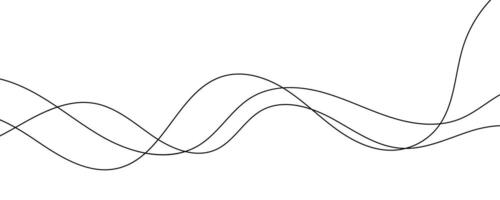 Golf lijnen illustratie. vector