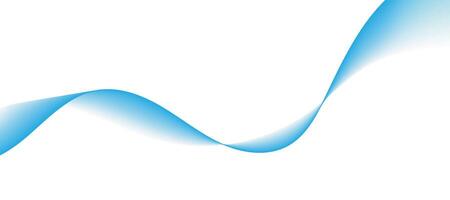 abstract wit achtergrond met blauw Golf voor ontwerp brochure, website, folder. vector