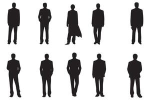 Mens wandelen silhouet illustratie vector