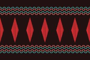 traditioneel etnisch ikat motief kleding stof patroon achtergrond meetkundig .Afrikaanse ikat borduurwerk etnisch oosters patroon bruin achtergrond behang. abstract, illustratie.textuur,frame,decoratie. vector