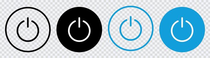verheffen ontwerpen met onze macht icoon toetsen Aan ,uit symbolen, energie schakelaar tekens, en begin macht knop vector