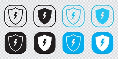 machtigen veiligheid met onze schild bliksem bout icoon een dynamisch symbool beschermen energie. flash donder macht in een strak ontwerp voor web en mobiel ui. vector