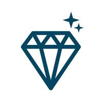 diamant pictogrammen. diamant icoon gemakkelijk teken. diamant logo ontwerp illustratie. vector