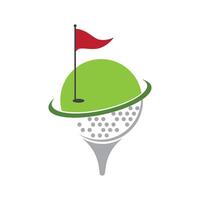 golf logo sjabloon illustratie icoon ontwerp vector