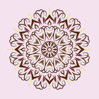 creatief Indisch vrij multi gekleurde bloemen mandala ontwerp vector