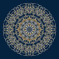 vrij luxe grafisch kunst gekleurde Arabisch mandala ontwerp vector