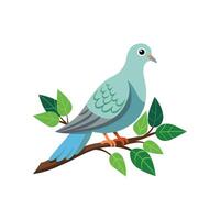 realistisch duivenvogel concept illustratie vector