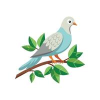 realistisch duivenvogel concept illustratie vector