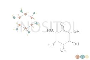 inositol moleculair skelet- chemisch formule vector