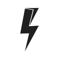 bliksem, elektrisch macht logo ontwerp element vector