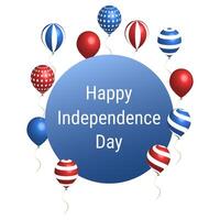 4e van juli. illustratie. gelukkig onafhankelijkheid dag . vector
