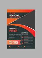 corporate flyer ontwerpsjabloon vector