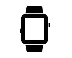 slim horloge silhouet vector