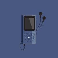 illustratie mp3 muziek- speler evolutie vector