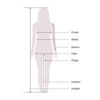 vrouw vrouw lichaam meting proporties voor kleding ontwerp en naaien tabel voor mode illustratie vector