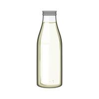 lactose melk fles tekenfilm illustratie vector