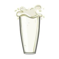 houder melk kop tekenfilm illustratie vector