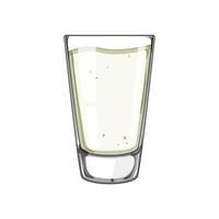 calcium melk kop tekenfilm illustratie vector