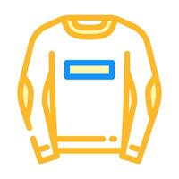 sweater kleding kleur icoon illustratie vector