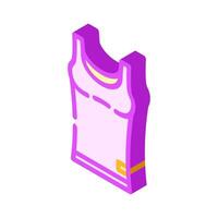 tank top kleding isometrische icoon illustratie vector