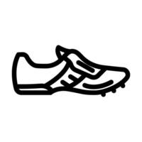 atletisch schoenen kleding lijn icoon illustratie vector