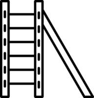 ladder lijn icoon vector