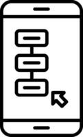 pictogram takenlijn vector