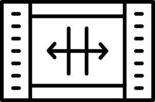 formaat van lijnpictogram wijzigen vector