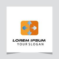 nieuw slim logo ontwerp gebruik uw merk en bedrijf vector