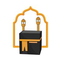 illustratie van kaaba vector