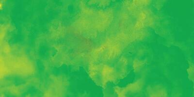 abstract waterverf achtergrond textuur. kleurrijk groen achtergrond textuur. groen en geel geschilderd muur. structuur van verf. groen grunge structuur achtergrond. vector
