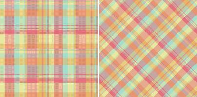 kleding stof Schotse ruit structuur van patroon controleren achtergrond met een naadloos textiel plaid. vector