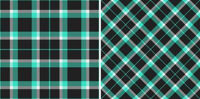kleding stof Schotse ruit naadloos van textiel structuur met een controleren patroon plaid achtergrond. vector