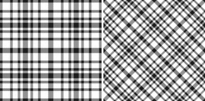 controleren Schotse ruit van patroon naadloos plaid met een achtergrond textiel kleding stof textuur. vector