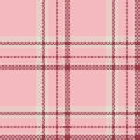 plaid naadloos patroon in roze. controleren kleding stof textuur. textiel afdrukken. vector