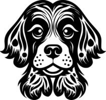 puppy - minimalistische en vlak logo - illustratie vector