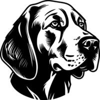 labrador retriever - minimalistische en vlak logo - illustratie vector