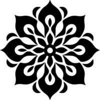mandala - minimalistische en vlak logo - illustratie vector