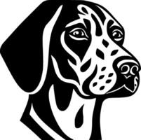 dalmatiër, zwart en wit illustratie vector