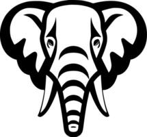 olifant, minimalistische en gemakkelijk silhouet - illustratie vector