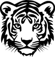 tijger - minimalistische en vlak logo - illustratie vector